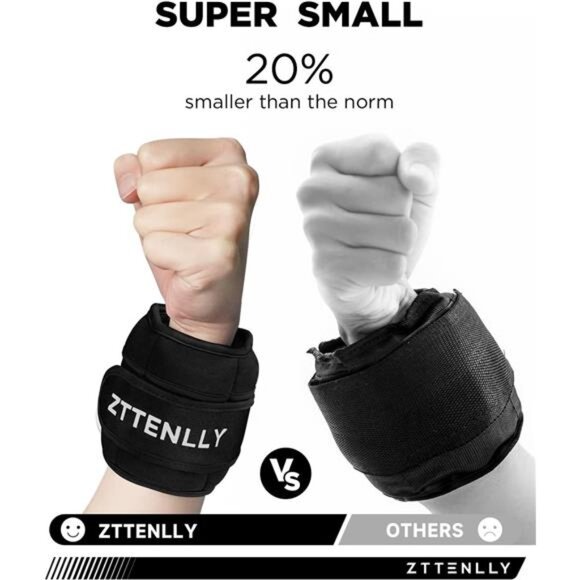 Adjustable Ankle Weights for Women Men and Kids | 1 Pair 5 10 15 18 20 Lbs Leg - Picture 2 of 7